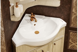 Мебельная раковина Бриклаер Kirovit Классик угловая - 3