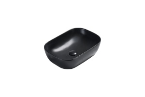 Накладная раковина Vincea 45х32 черная матовая