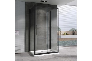 Душевой уголок Abber Schwarzer Diamant 150х70 черный (AG30150BH-S70B-S70B) - 2