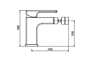 Смеситель для биде Gappo G5017-6 - 2