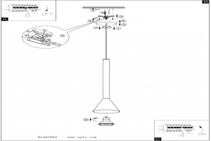Подвесной светильник Eglo Cortaderas 97604 - 3