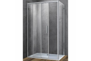 Душевой уголок Vincea Soft 110х90 хром стекло прозрачное