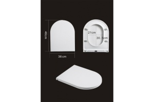 Сиденье для унитаза WeltWasser WW SK 009 GL-WT белый (10000003676) - 2