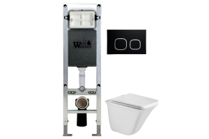 Комплект Weltwasser AMBERG 350 ST + ROTBACH 004 GL-WT + AMBERG RD-BL (10000006567)