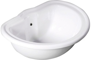 KERASAN Retro Раковина  встраиваемая 50х41см, с переливом, цвет белый - 2