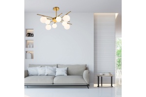 Люстра на штанге Escada Sphere 642/8P Brass - 2