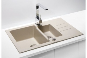 Мойка кухонная Alveus Rock Granital 70 terra - 2