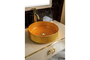 Столешница под раковину Armadi Art Lucido 100 бежевый - 3