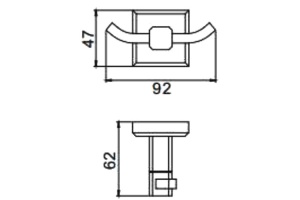 2-ой Крючок Gappo G38 G3805-2 - 2