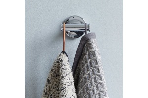 Крючок, Duravit, Starck T, двойной, ширина, мм-60, глубина, мм-76, тип установки-настенный, цвет-хром