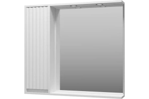 Зеркало Brevita Balaton 90 L, белое (BAL-04090-01-01Л) - 2