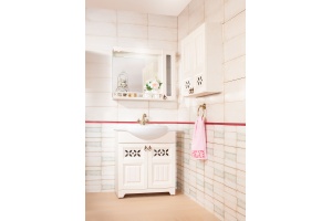 Зеркало Бриклаер Кантри 85 бежевый дуб - 2