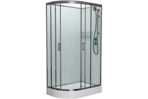 Душевая кабина Frank Brilliant 100х80 правая стекло матовое