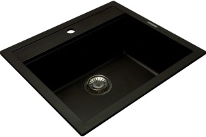 Мойка кухонная Lava Q2 чёрный металлик - 2