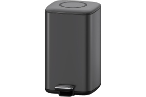 Ведро для мусора WeltWasser WW WALLY TG  9L матовый серый (10000006134)