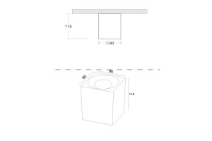 Потолочный светильник Maytoni Alfa C013CL-01W - 2