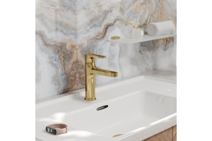 Смеситель для раковины WasserKRAFT Neckar глянцевое золото - 2