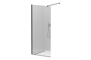 Душевая перегородка Cezares Liberta 130 черный (LIBERTA-L-1-130-120-C-NERO)