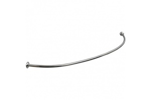 Карниз для ванны 160х120 см Aquatek Альтаир KARN-0000007, хром