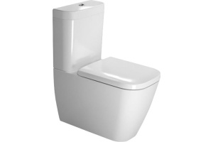 Чаша для напольного унитаза Duravit Happy D.2 белый, без сиденья (2134090000)