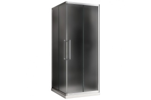 Душевой уголок ABBER Schwarzer Diamant 80х80 хром (AG02080MH)