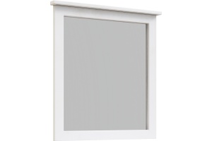 Зеркало STWORKI Хельсингборг 80 белое, квадратное, в стиле прованс, матовое - 2