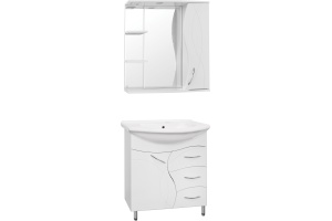 Зеркало-шкаф Style Line Амелия 75/С белый - 3