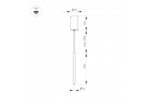Подвесной светодиодный светильник Arlight SP-Umbra-Hang-V-L600-10W Day4000 036948 - 3