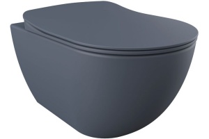 Унитаз подвесной Creavit Free FE322.20100 базальт, сиденье микролифт