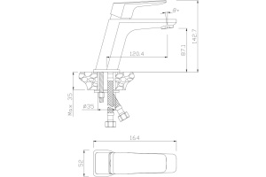 Смеситель Olive'S Aragon 10100AN для раковины - 2