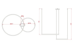 Подвесной светильник Kink Light Тор 08219,33P(3000K) - 3