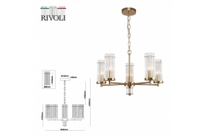 Подвесная люстра Rivoli Dolly Б0055529 - 3