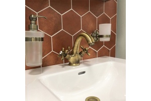 Смеситель для раковины Rav Slezak Morava бронза (MK129.5SM) - 2