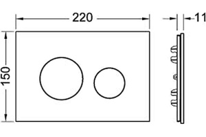 Декоративная панель TECE Loop Modular черная 9240674 - 2