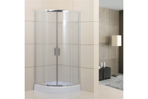 Душевой уголок BelBagno Uno 85 стекло текстурное (UNO-195-R-2-85-P-Cr)