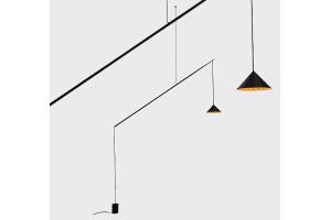 Светильник на растяжке Italline IT03-1429 IT03-1429 black/orange