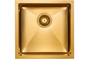 Мойка кухонная Paulmark Gerberg 44 брашированное золото