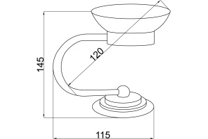 Мыльница Boheme Murano 10910-G - 2