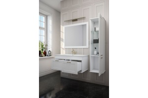 Тумба для комплекта Sanflor Ванесса 95 подвесная, белая - 3