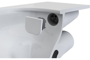 Унитаз-компакт VitrA Zentrum Open-back, безободковый - 2