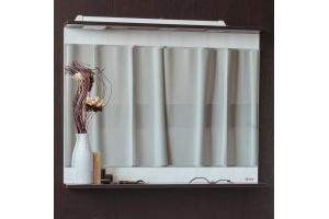 Зеркало Sanflor Толедо 105 венге, северное дерево светлое