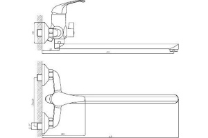 Смеситель Rossinka A универсальный A35-32 - 2