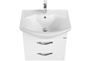 Тумба под раковину подвесная Aquaton Ария М 50 белый