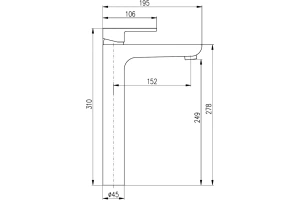 Смеситель для раковины Rav Slezak Vltava хром - 2