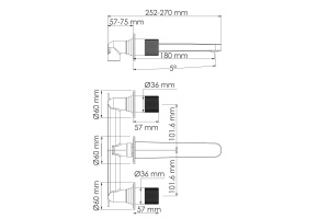 Paar 8845 Встраиваемый смеситель для раковины - 3