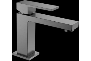 Смеситель для раковины Boheme Qubic темный хром матовый