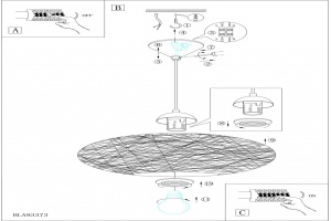 Подвесной светильник Eglo ПРОМО Campilo 93373 - 3