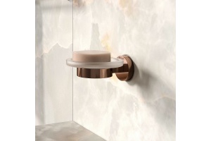 Мыльница WasserKRAFT Asphe подвесная розовое золото - 2