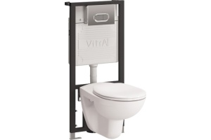 Комплект VitrA Normus 9773B003-7203 кнопка матовый хром