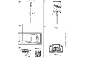 Люстра на штанге Lightstar Regolo 713327 - 3